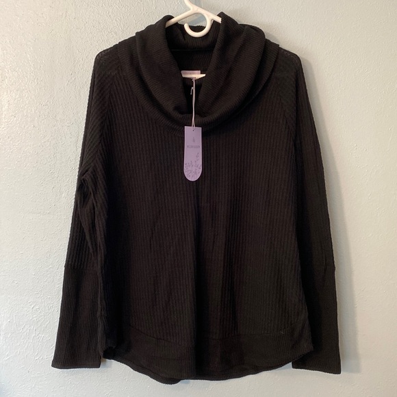 NWT Willow Blossom Cowl Neck Long-Sleeve Shirt - Picture 1 of 14